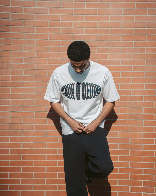 T shirt Main D'oeuvre Blanc - FROM NOTHING TO SOMETHING