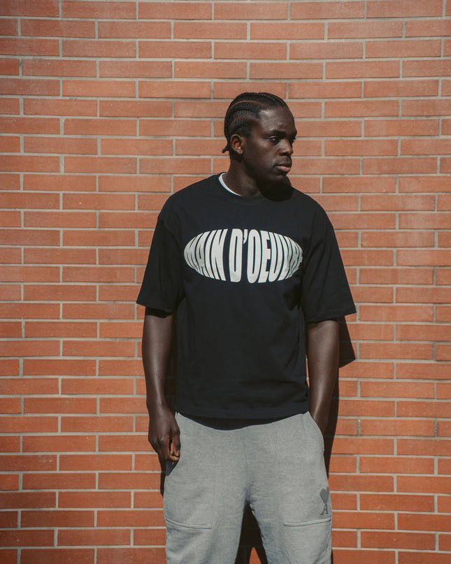 T shirt Main D'oeuvre Noir - FROM NOTHING TO SOMETHING