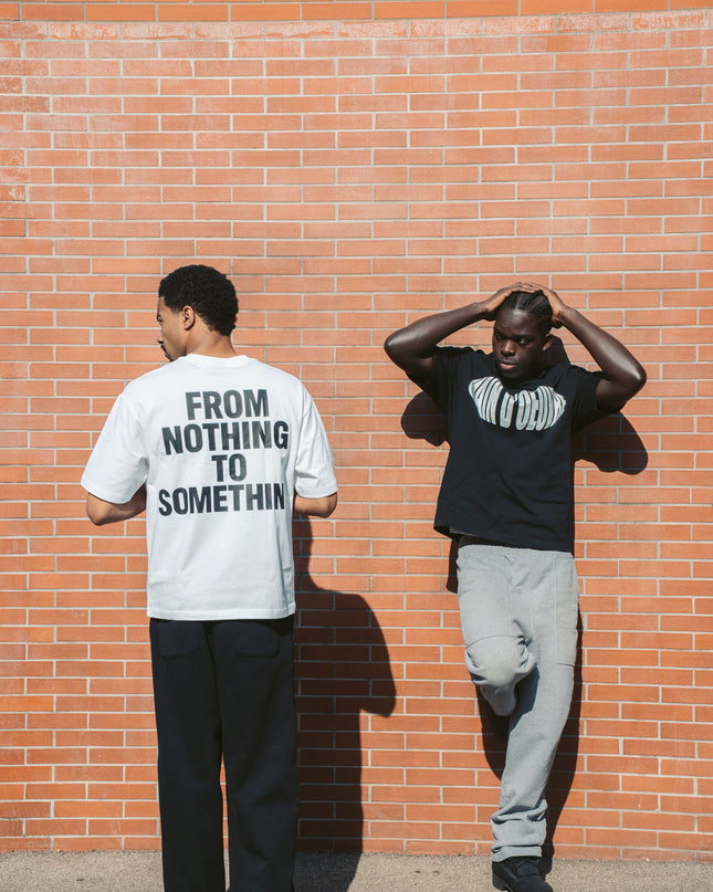 T shirt Main D'oeuvre Blanc - FROM NOTHING TO SOMETHING